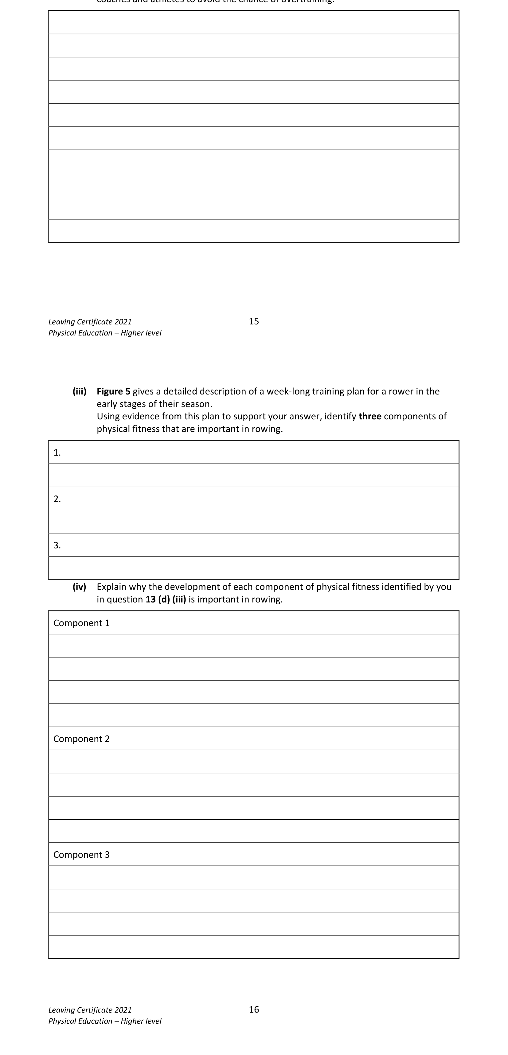 2021 Q13 question