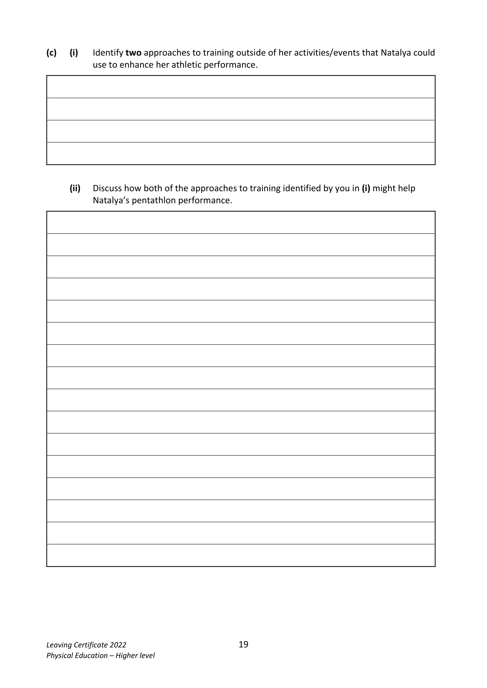 2022 Q13 question