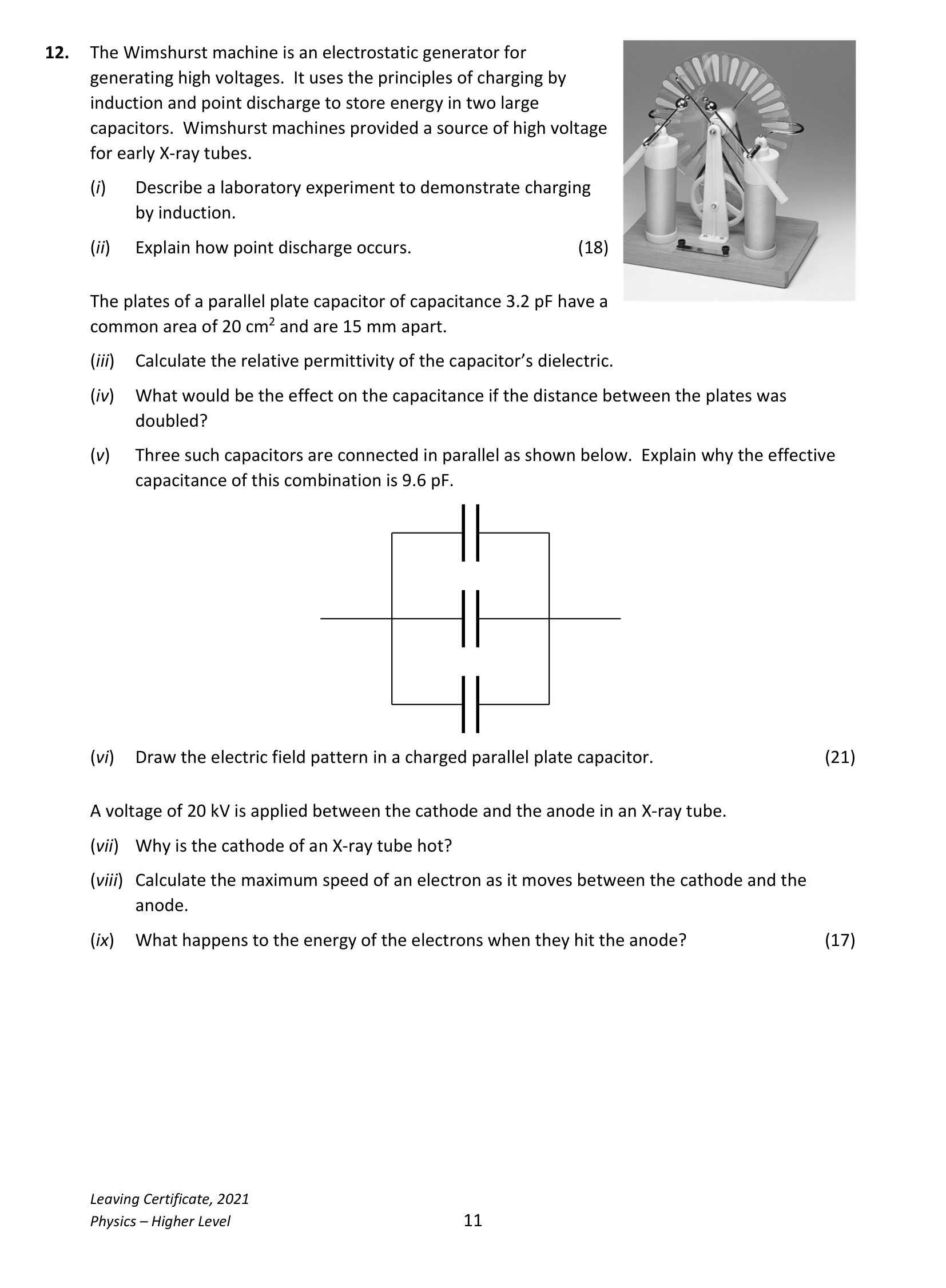 2021 Q12 question