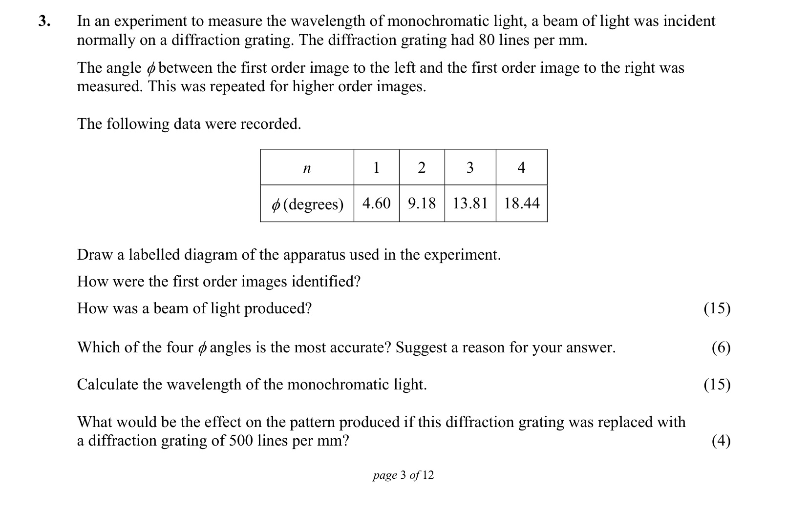 2015 Q3 question