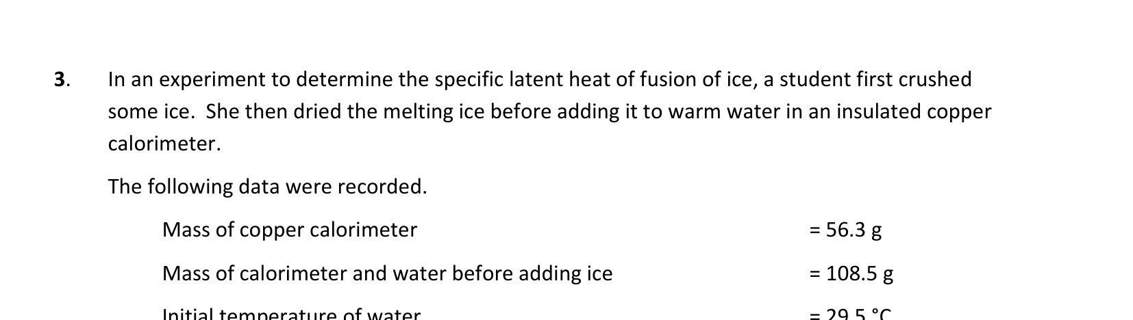 2019 Q3 question