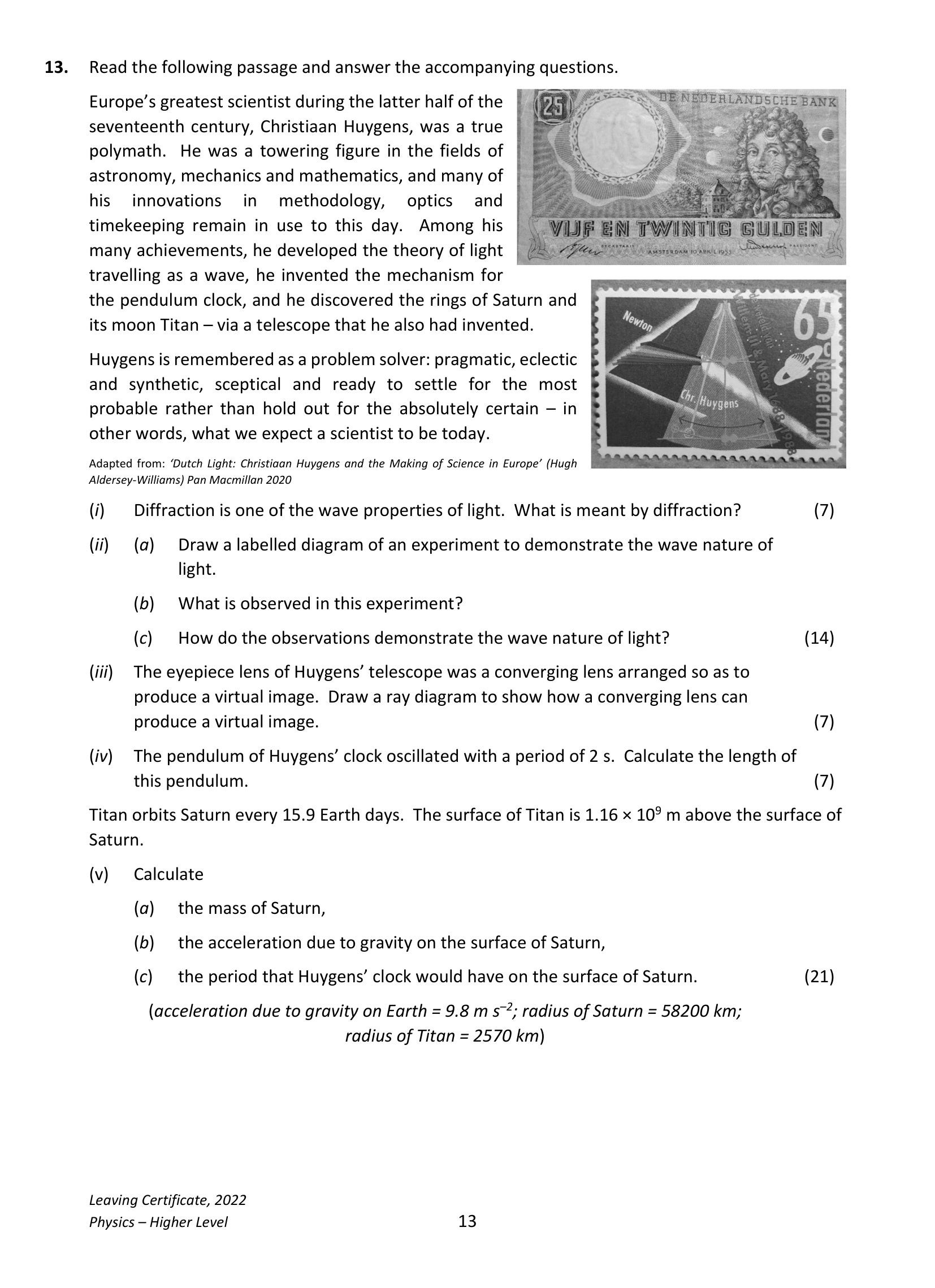 2022 Q13 question