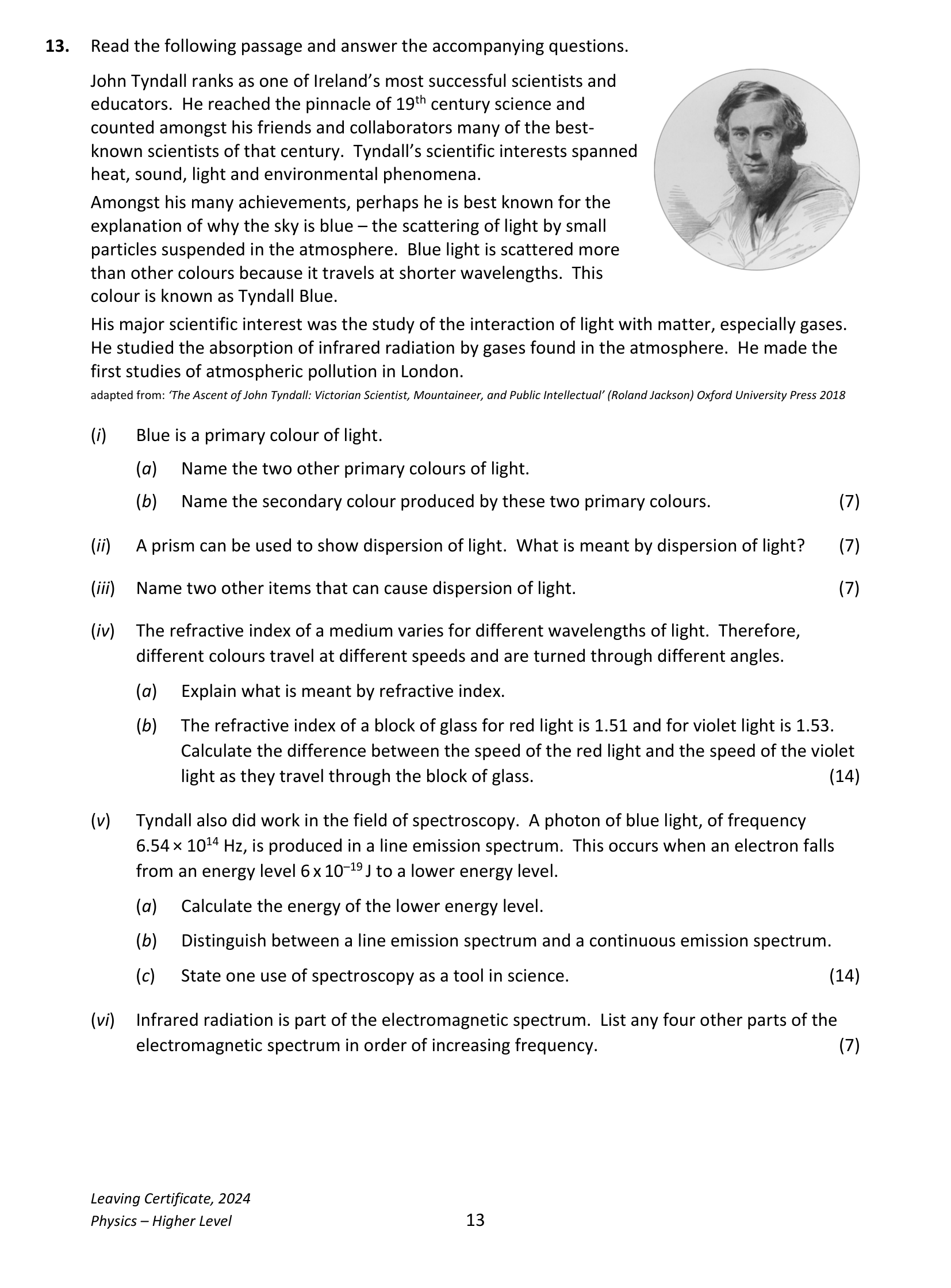 2024 Q13 question
