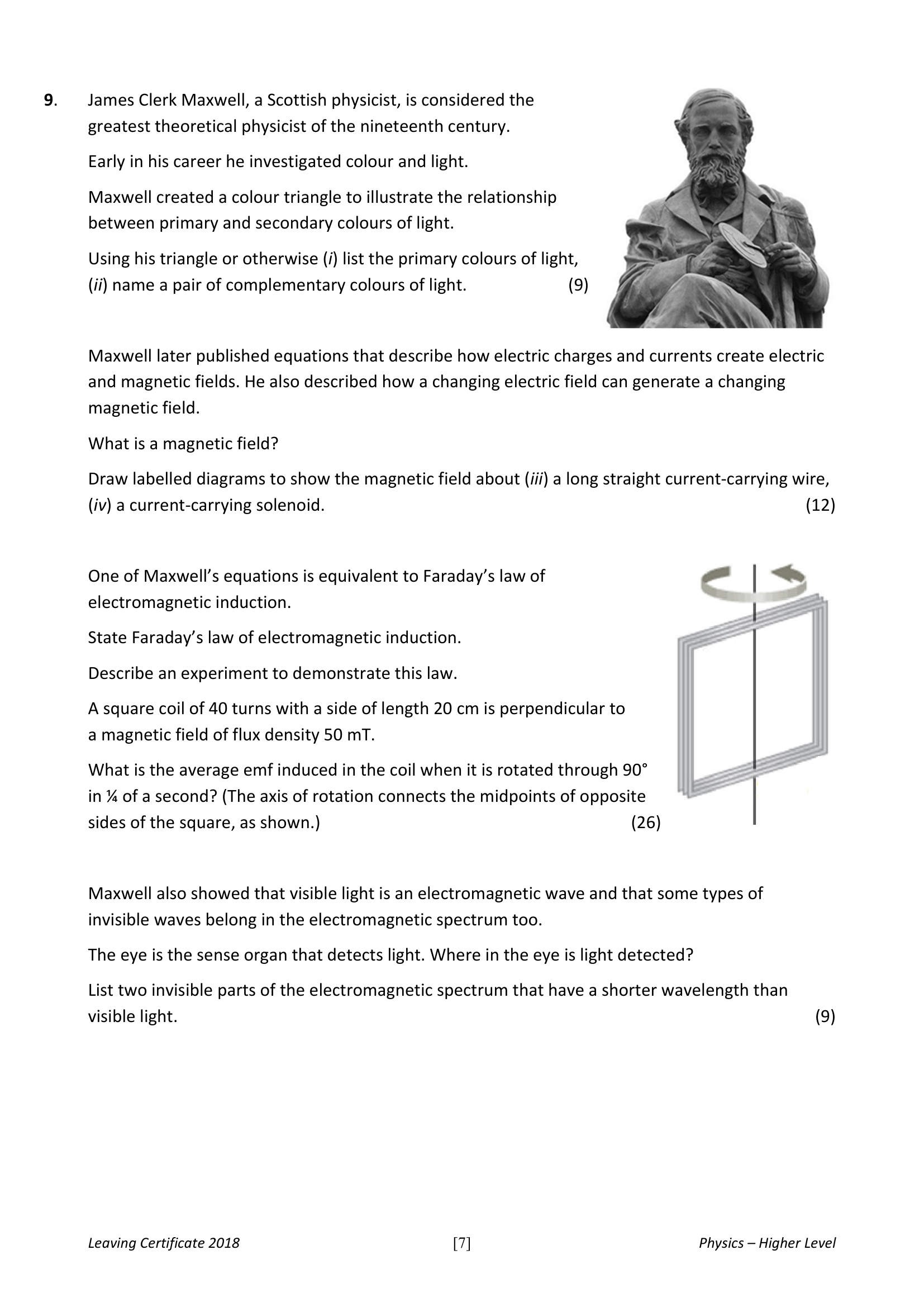 2018 Q9 question