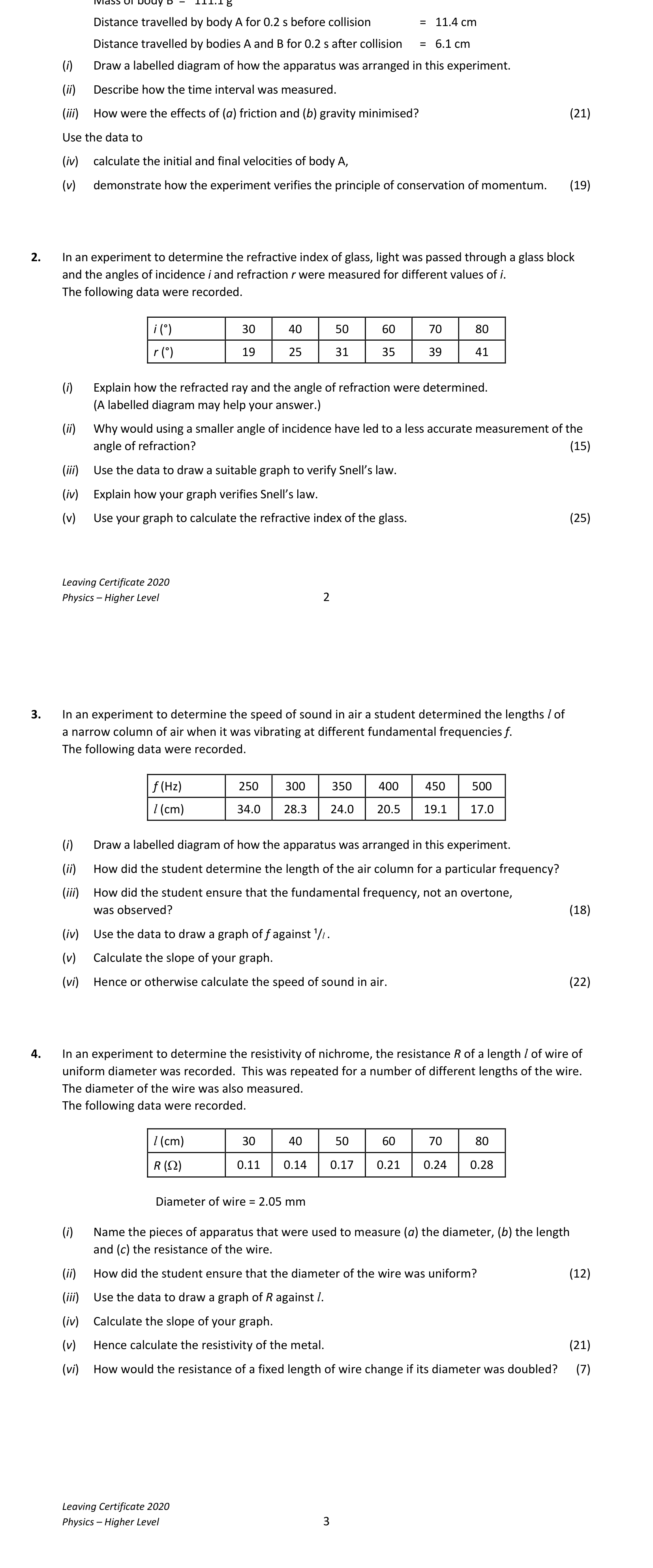 2020 Q2 question