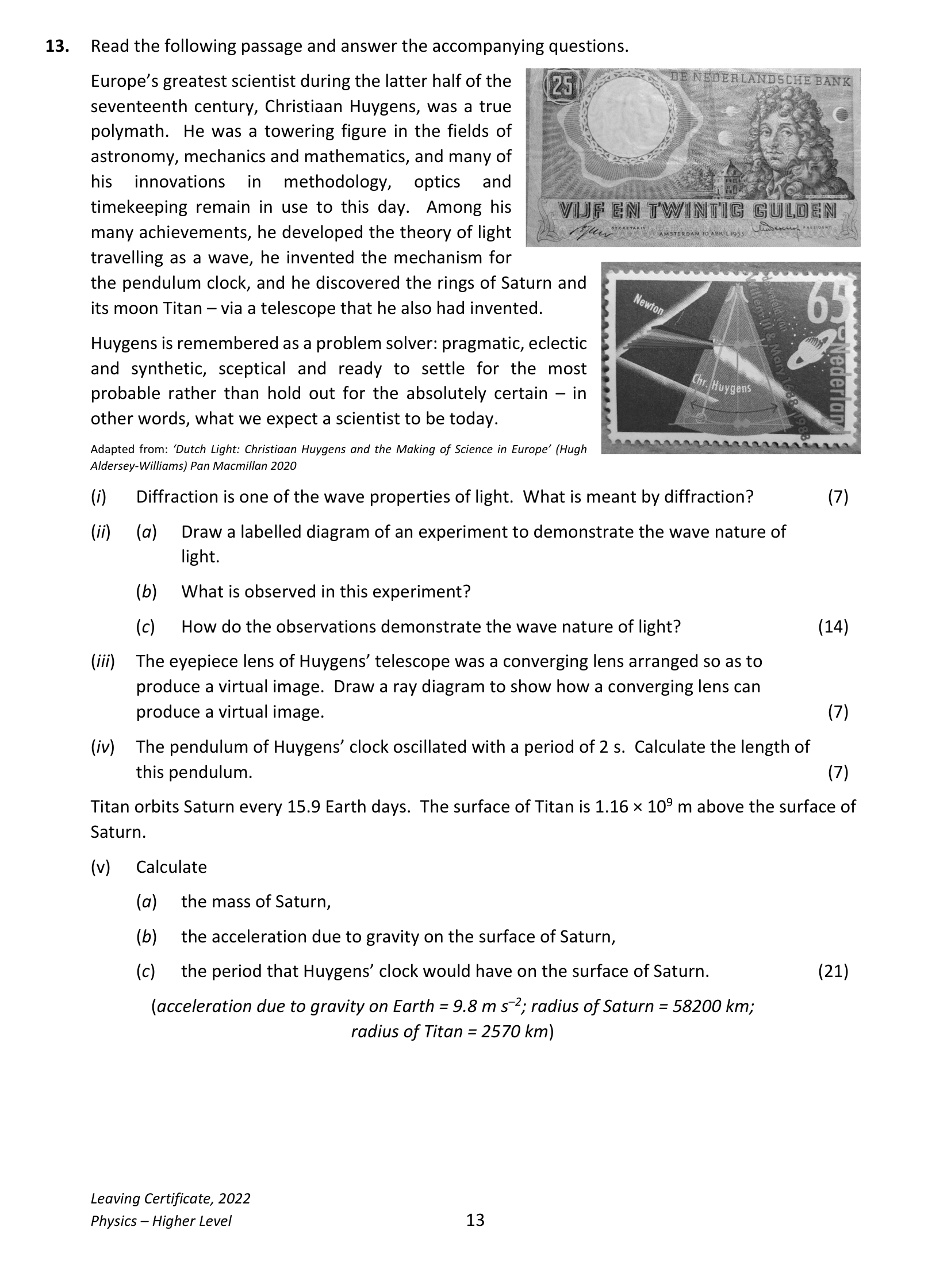 2022 Q13 question