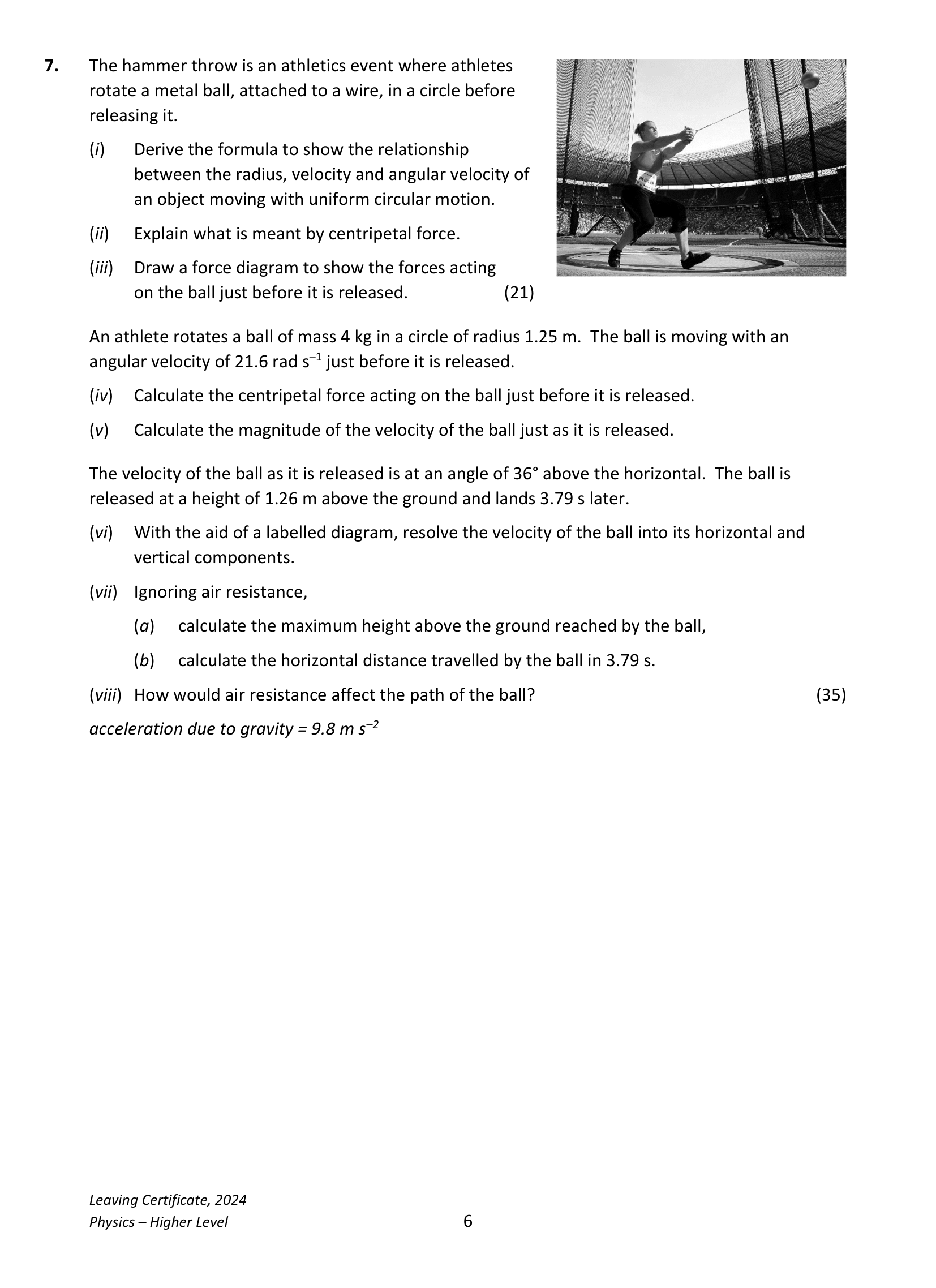 2024 Q7 question