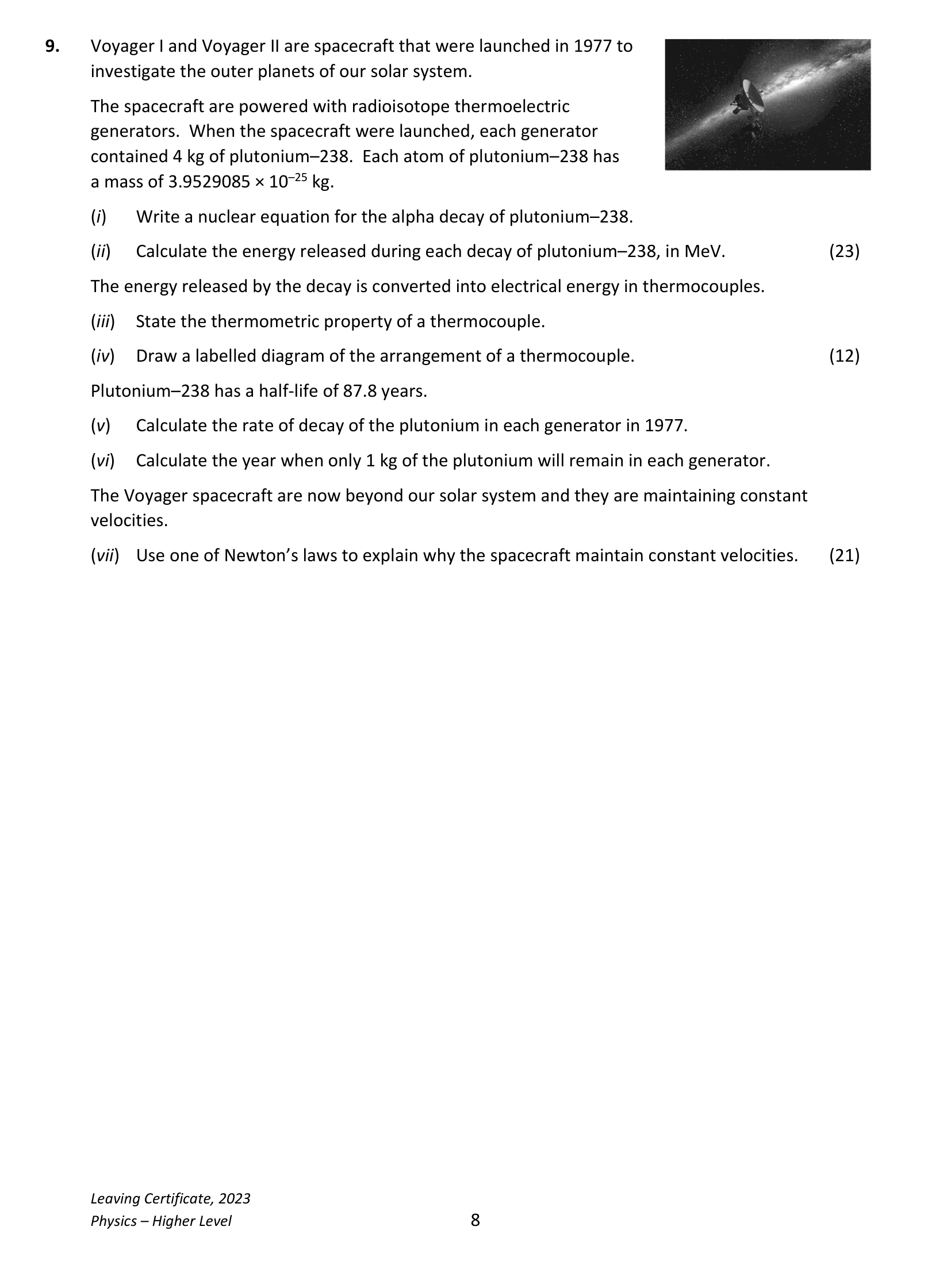 2023 Q9 question