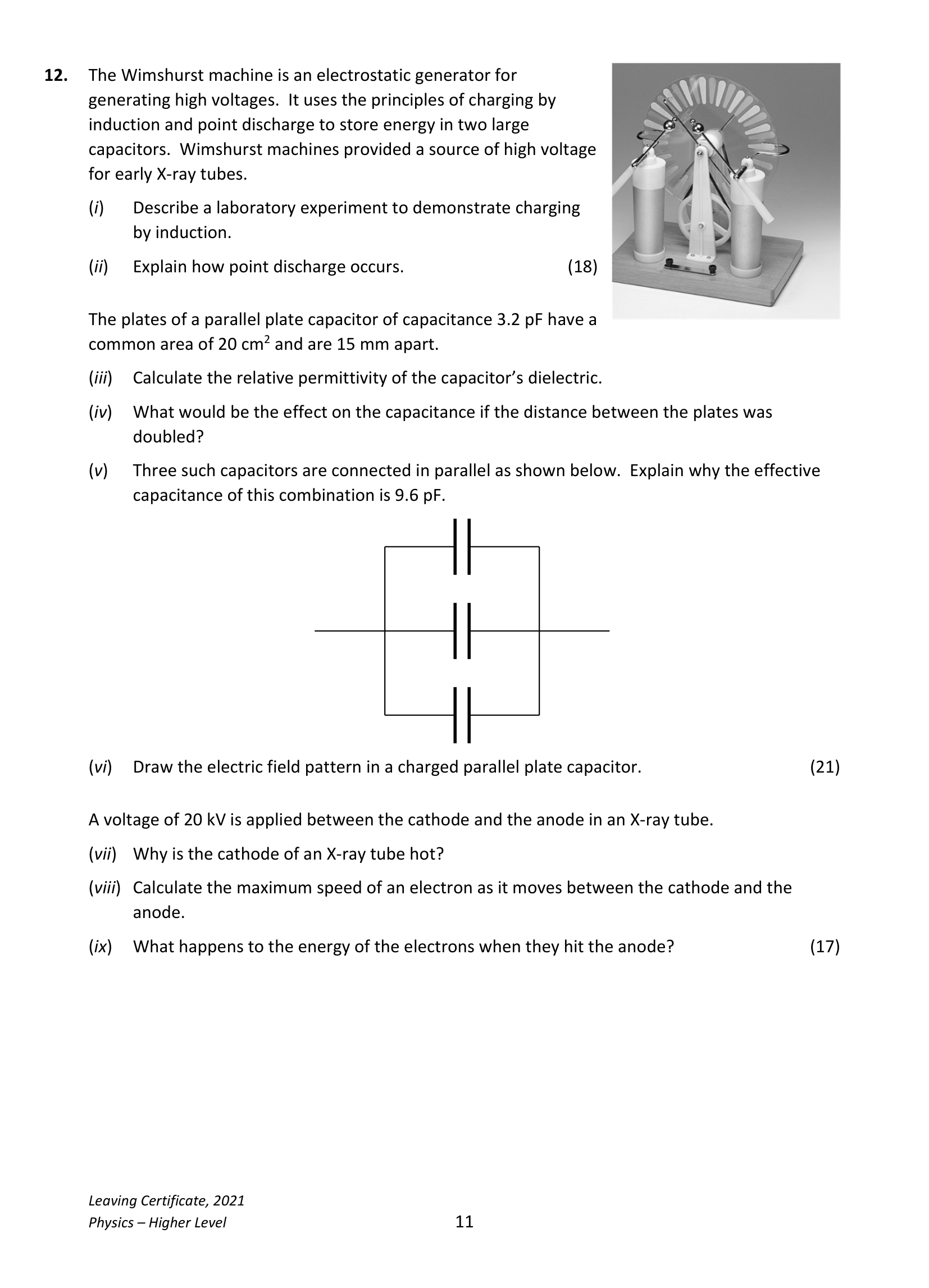 2021 Q12 question