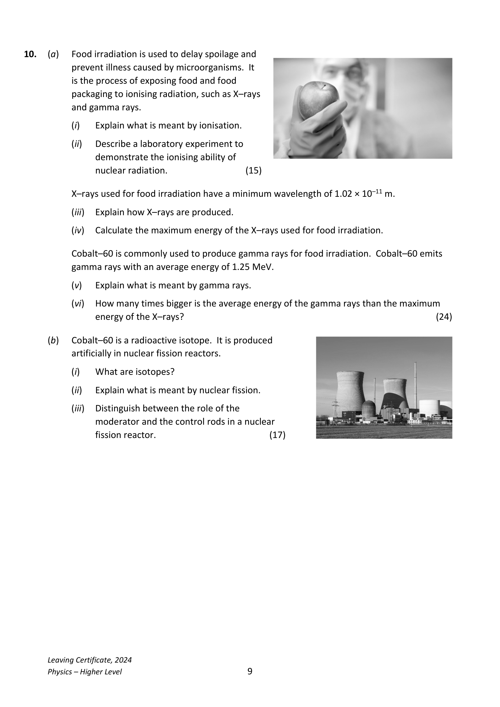 2024 Q10 question