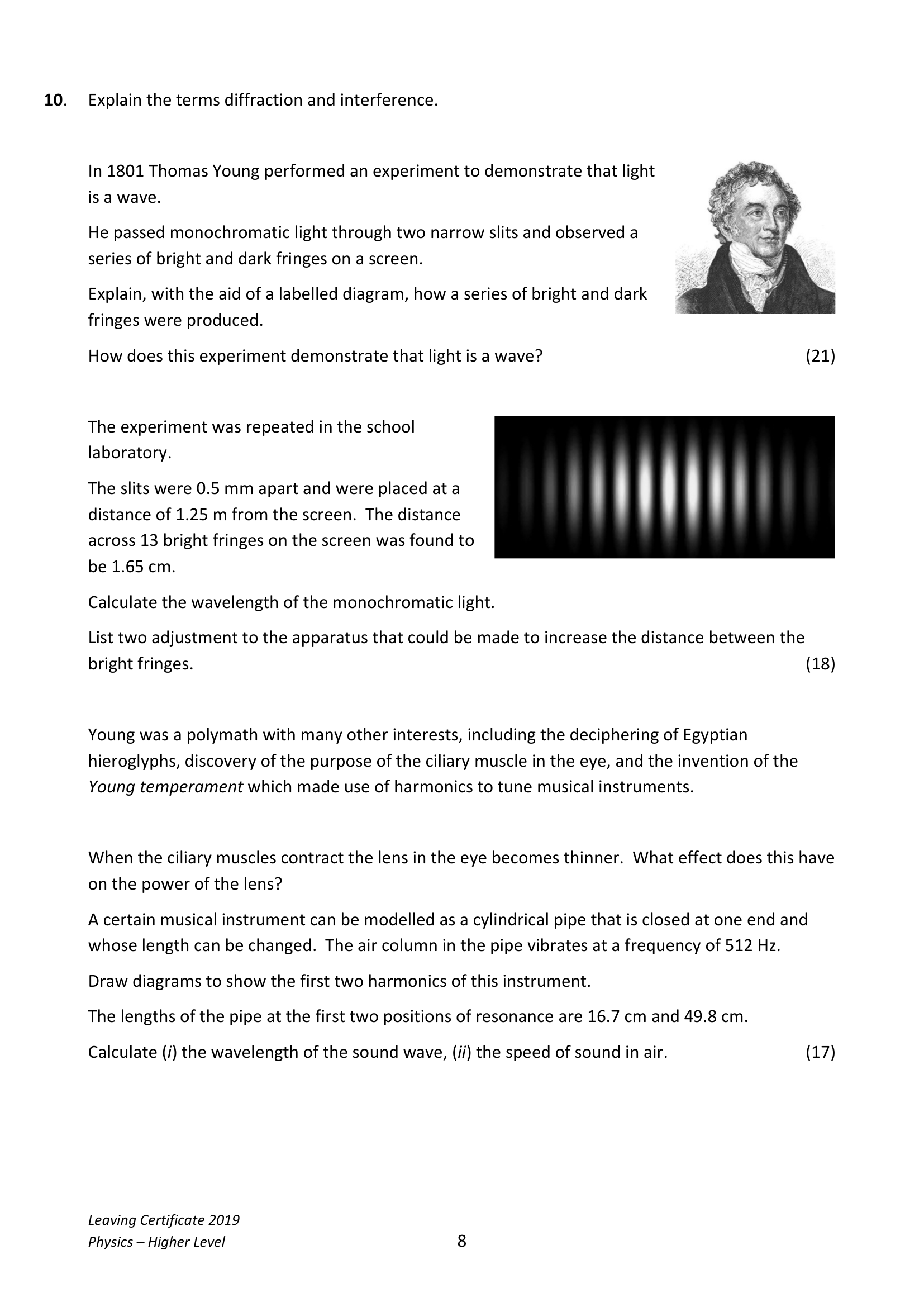 2019 Q10 question