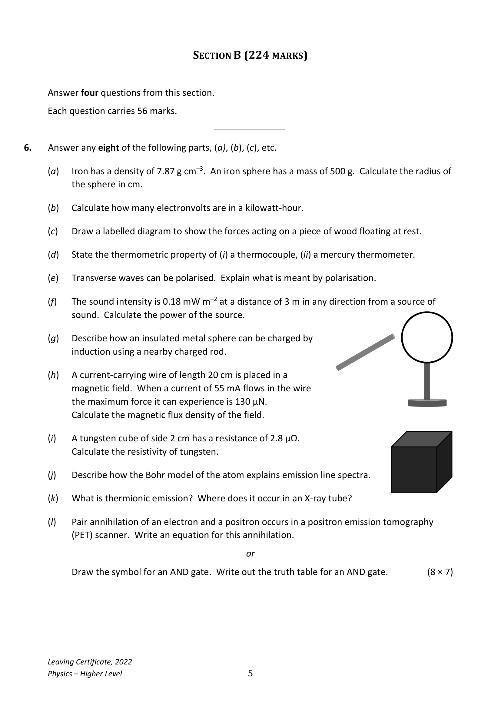 2022 Q6 question