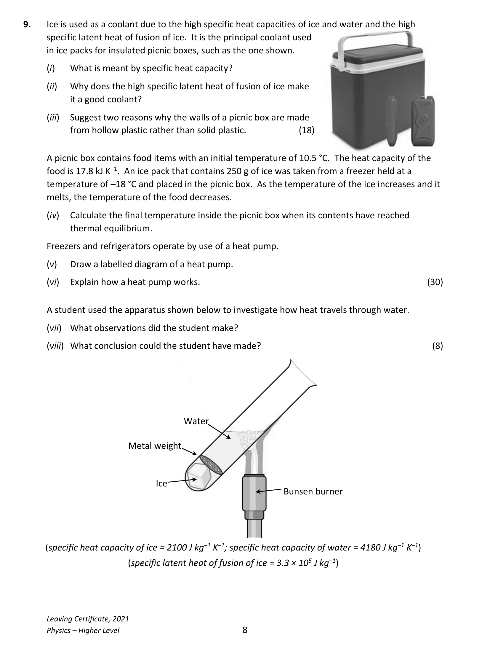 2021 Q9 question