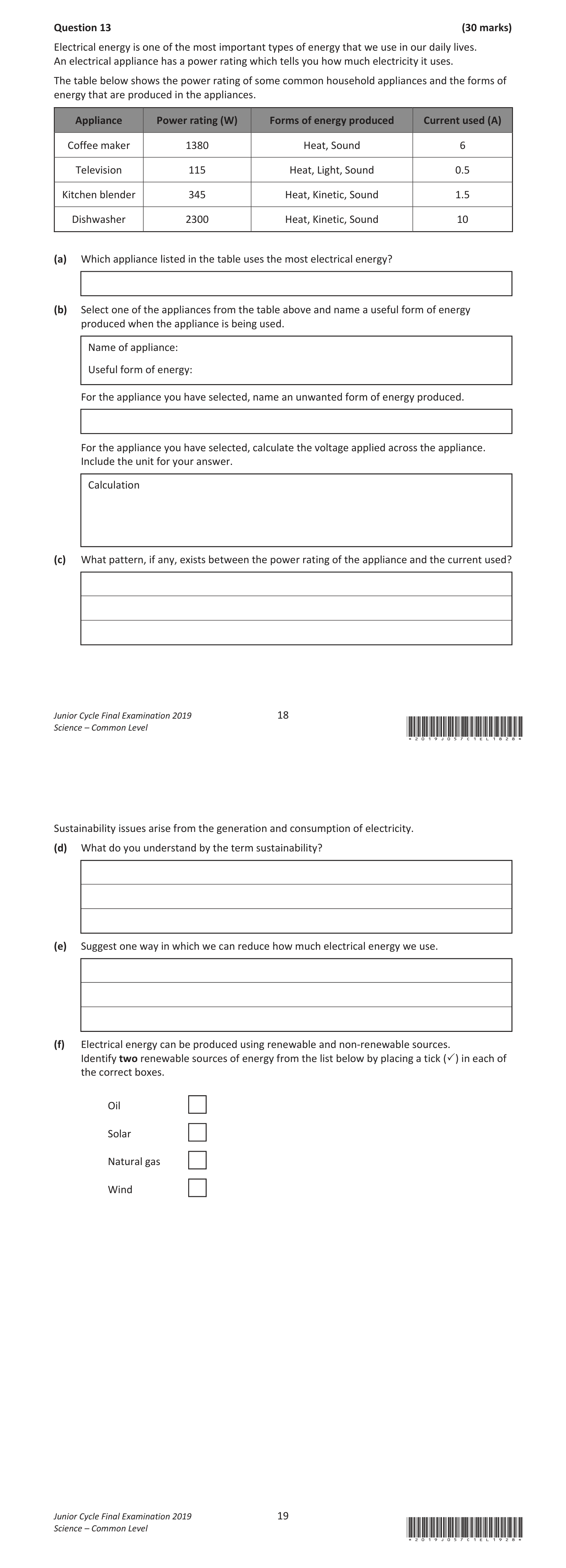 2019 Q13 question
