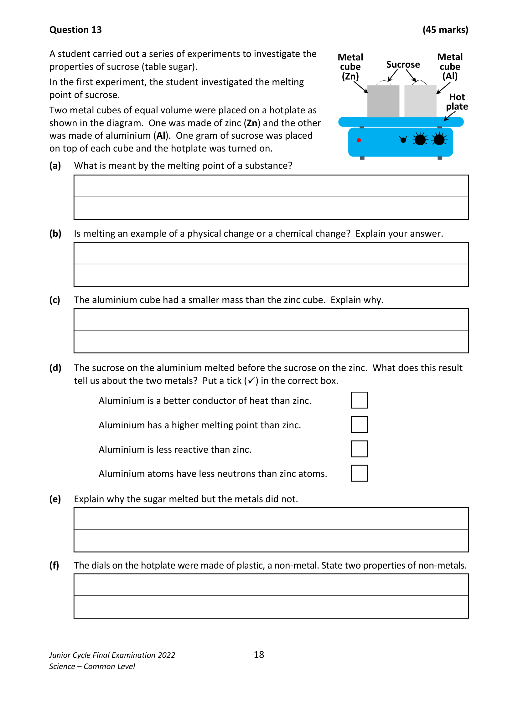 2022 Q13 question